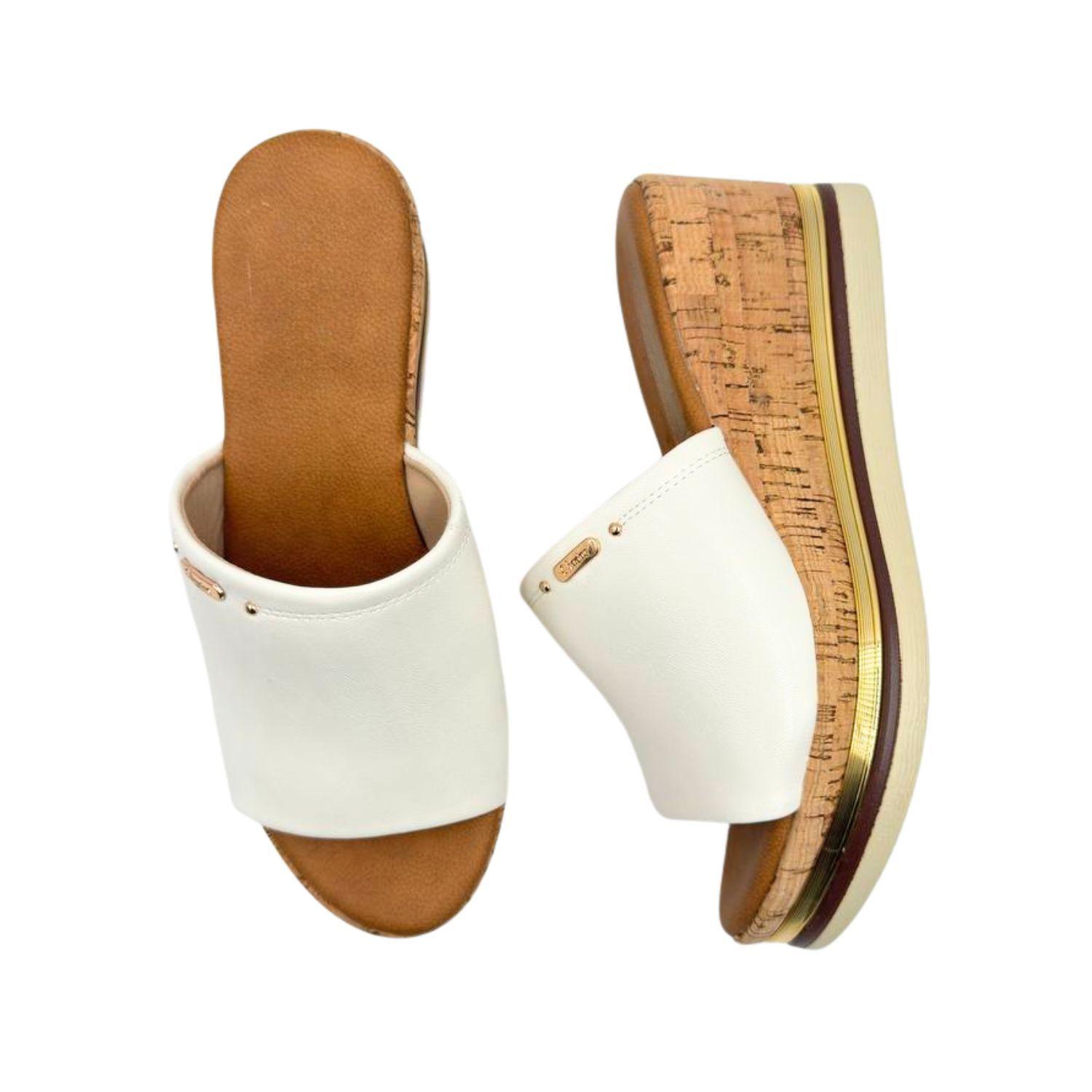 Sandalias Cuña Mujer  Corcho-4