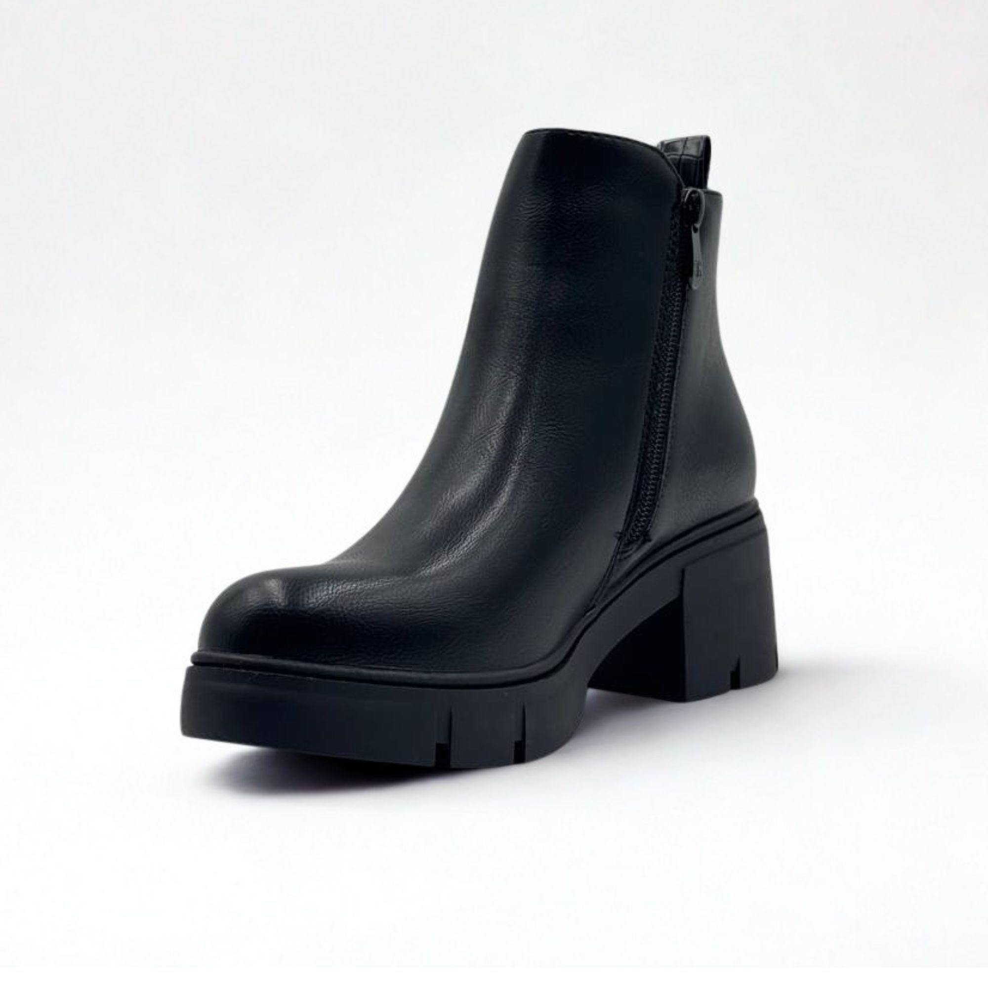 Botin Plataforma Mujer Taco Alto Suela Gruesa-3