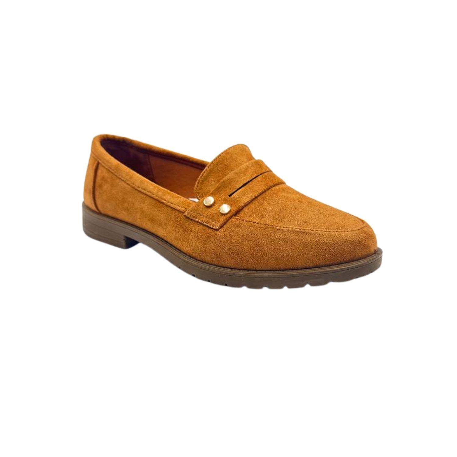 Mocasines de Mujer Gamuza-1
