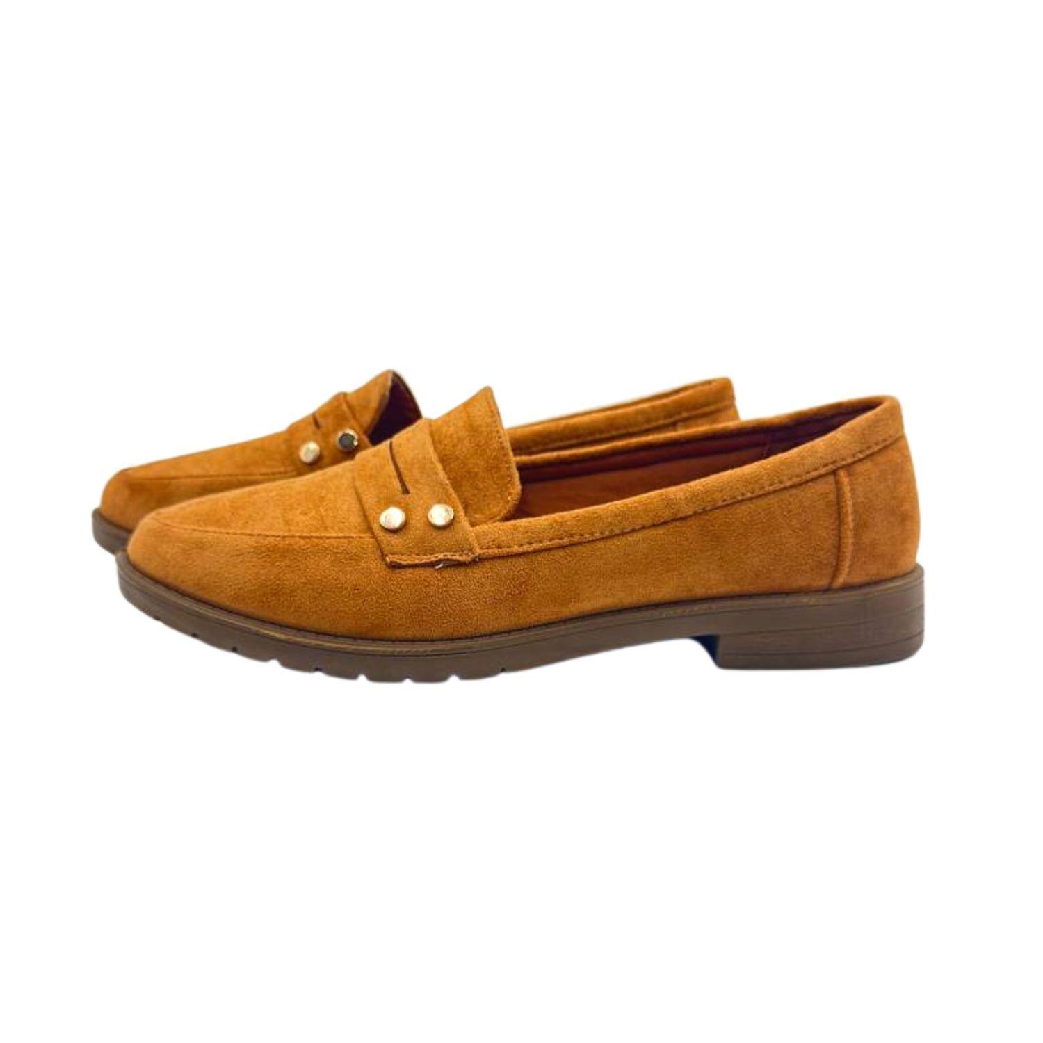 Mocasines de Mujer Gamuza-4