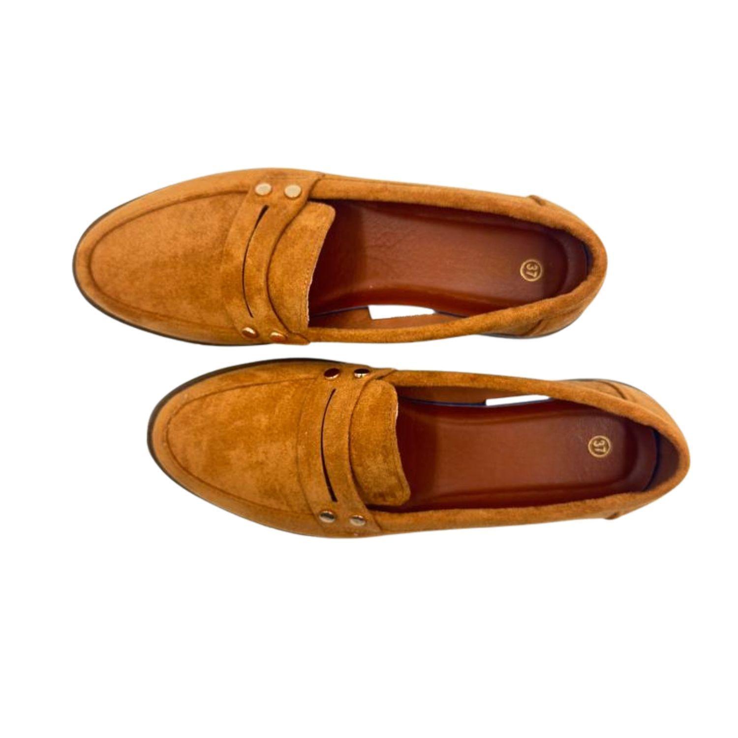 Mocasines de Mujer Gamuza-5