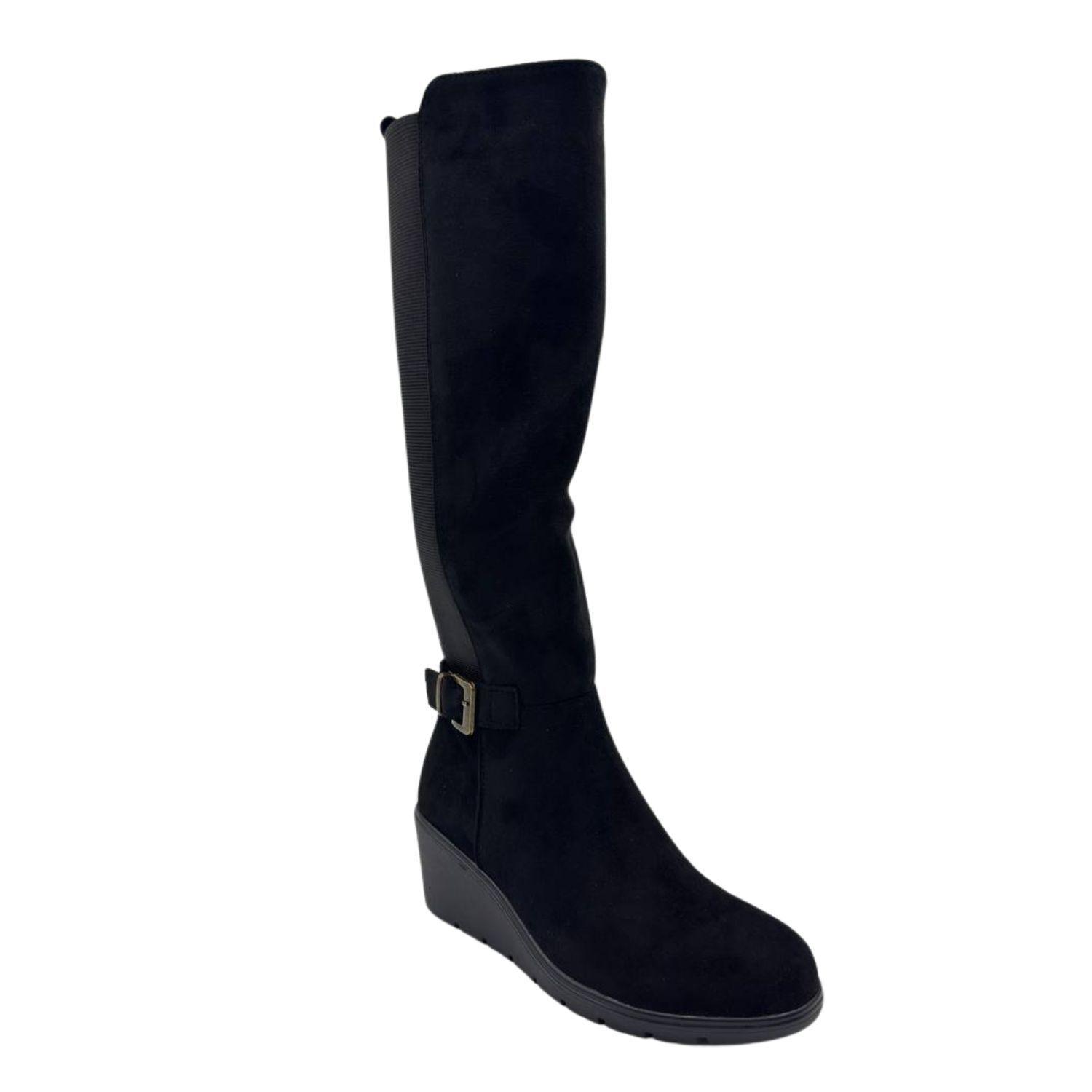 Botas De Reno Negro Y Elastico-2