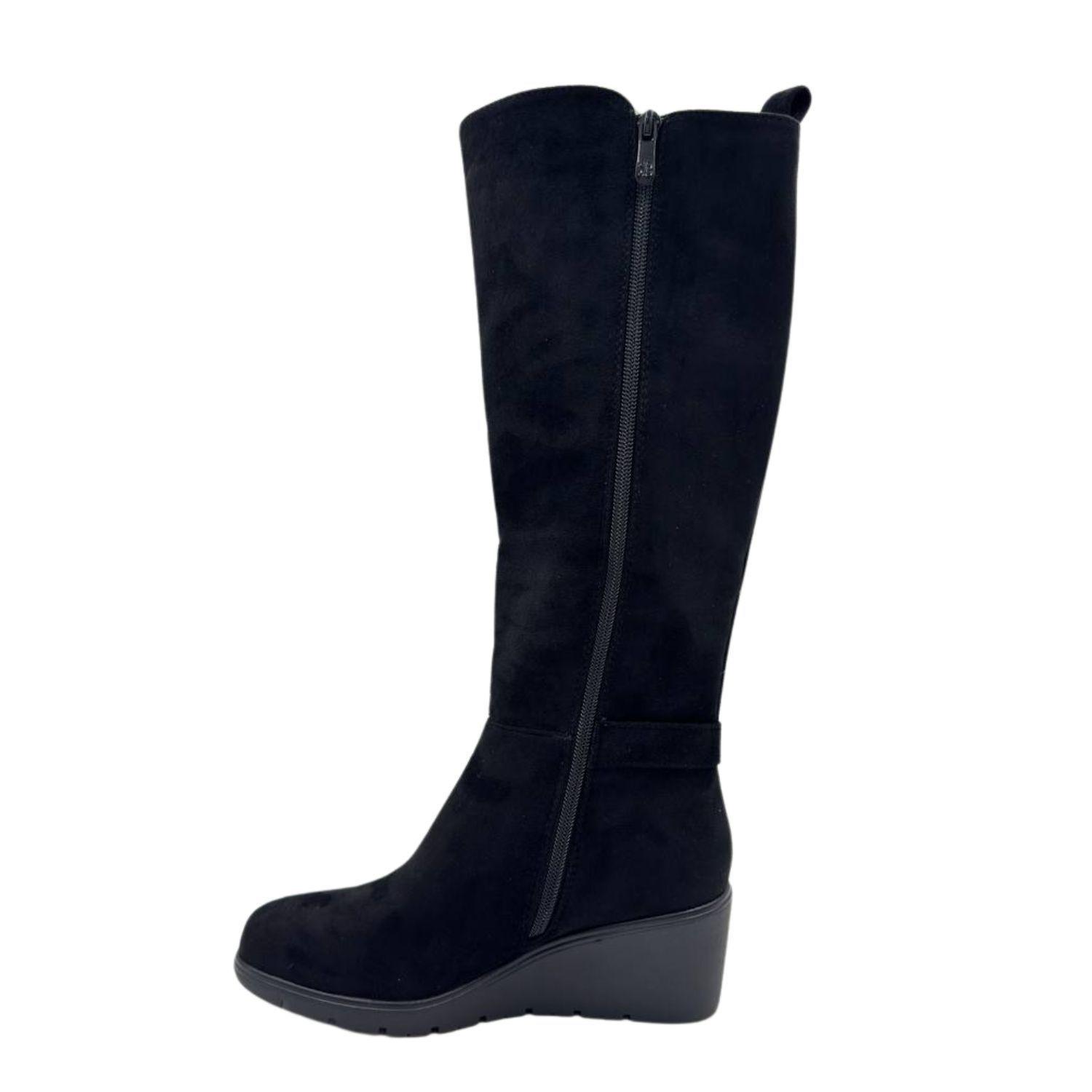 Botas De Reno Negro Y Elastico-3