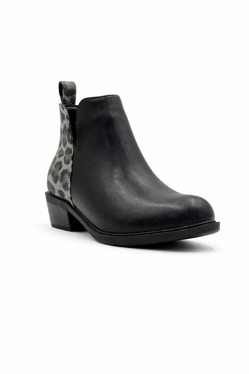 Botin Animal Print Chic Estilo Moderno y Vers til-2