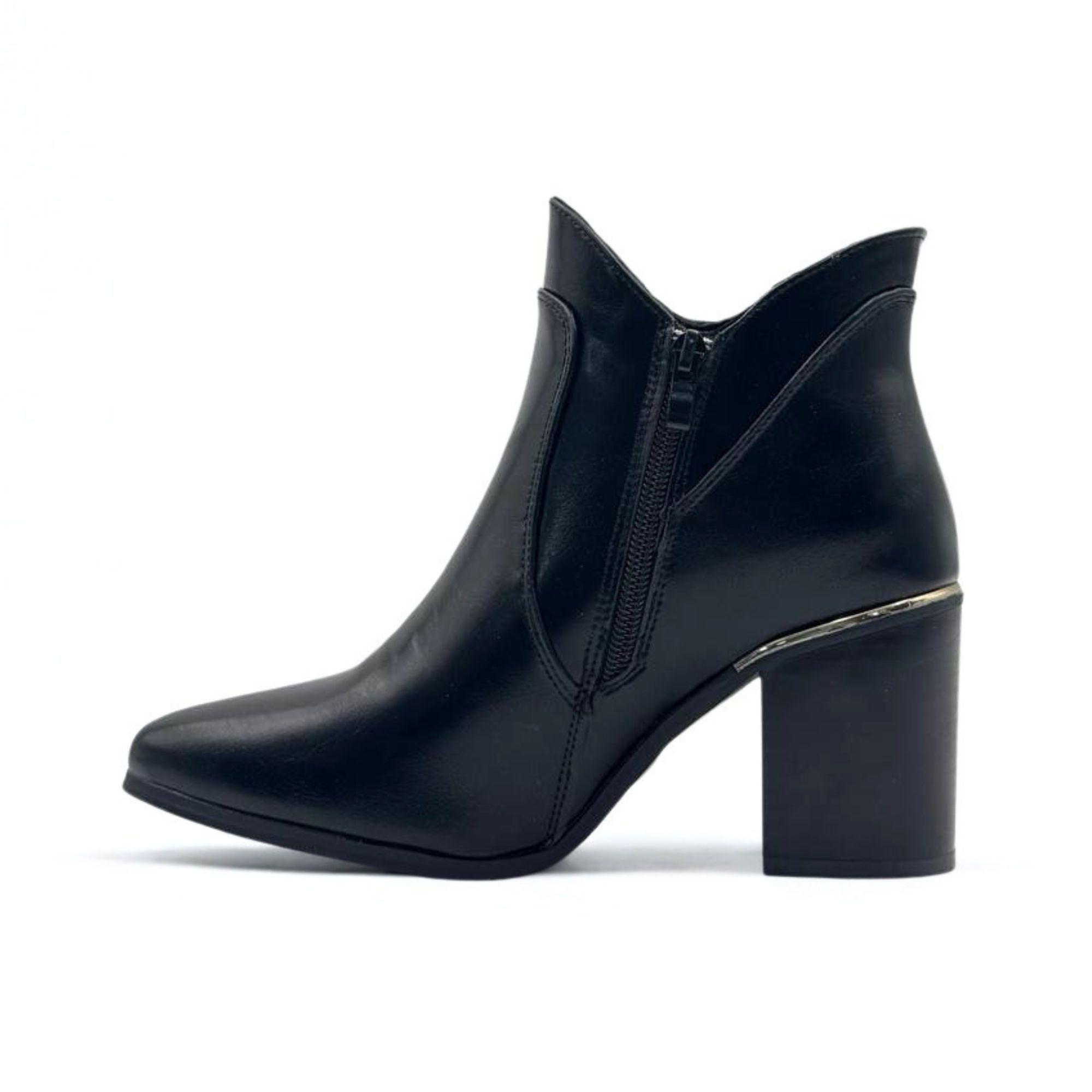 Botin Mujer Elegantes con Taco Alto-3