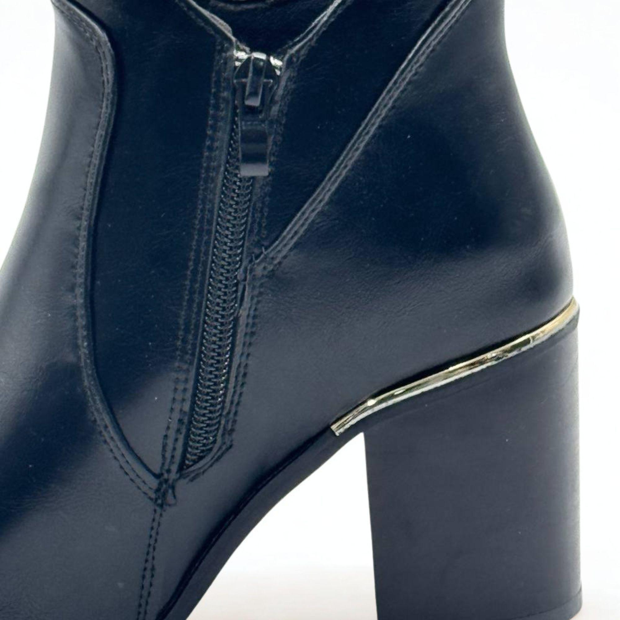 Botin Mujer Elegantes con Taco Alto-5
