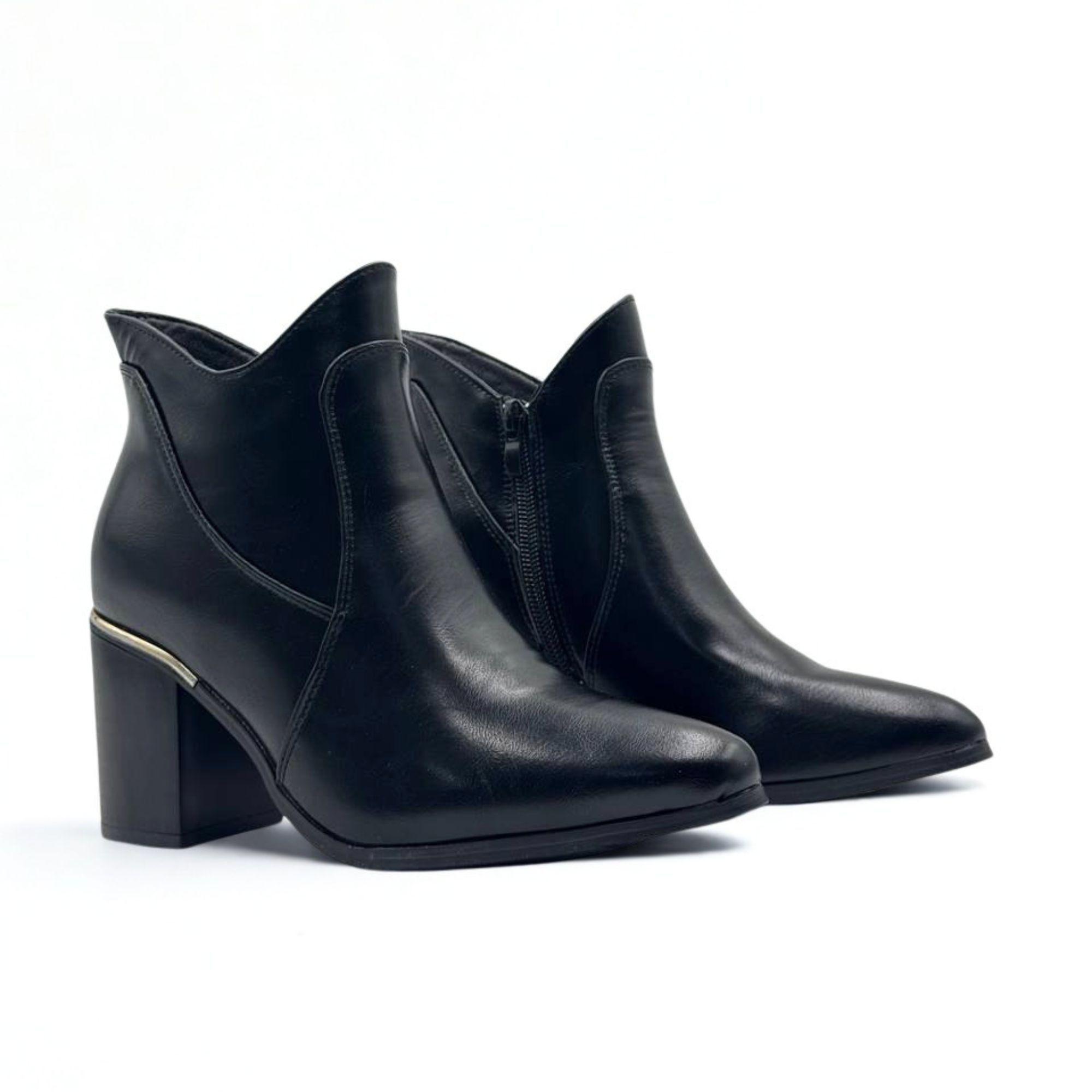 Botin Mujer Elegantes con Taco Alto-6