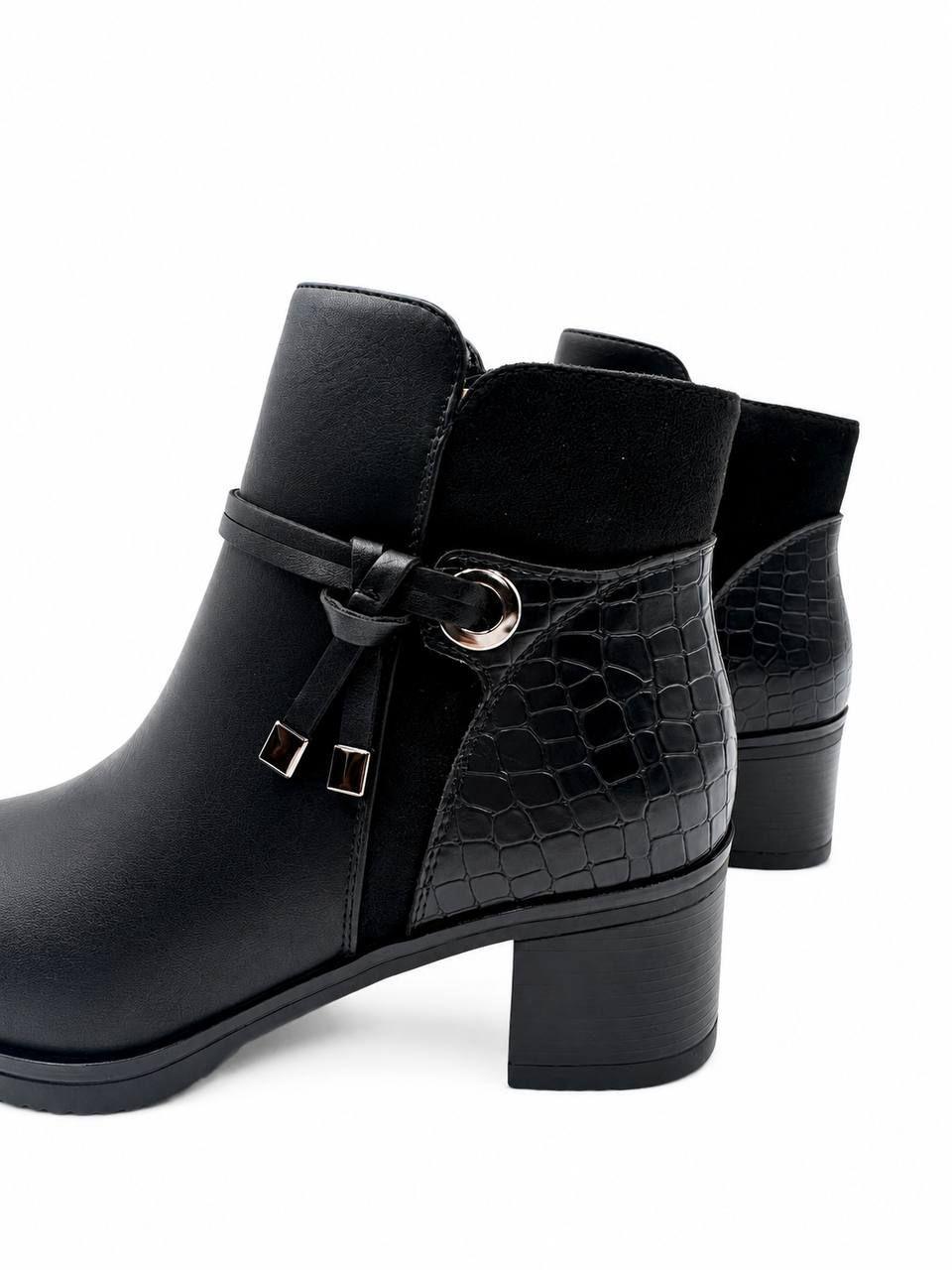Botin Casual Taco Cuadrado-4