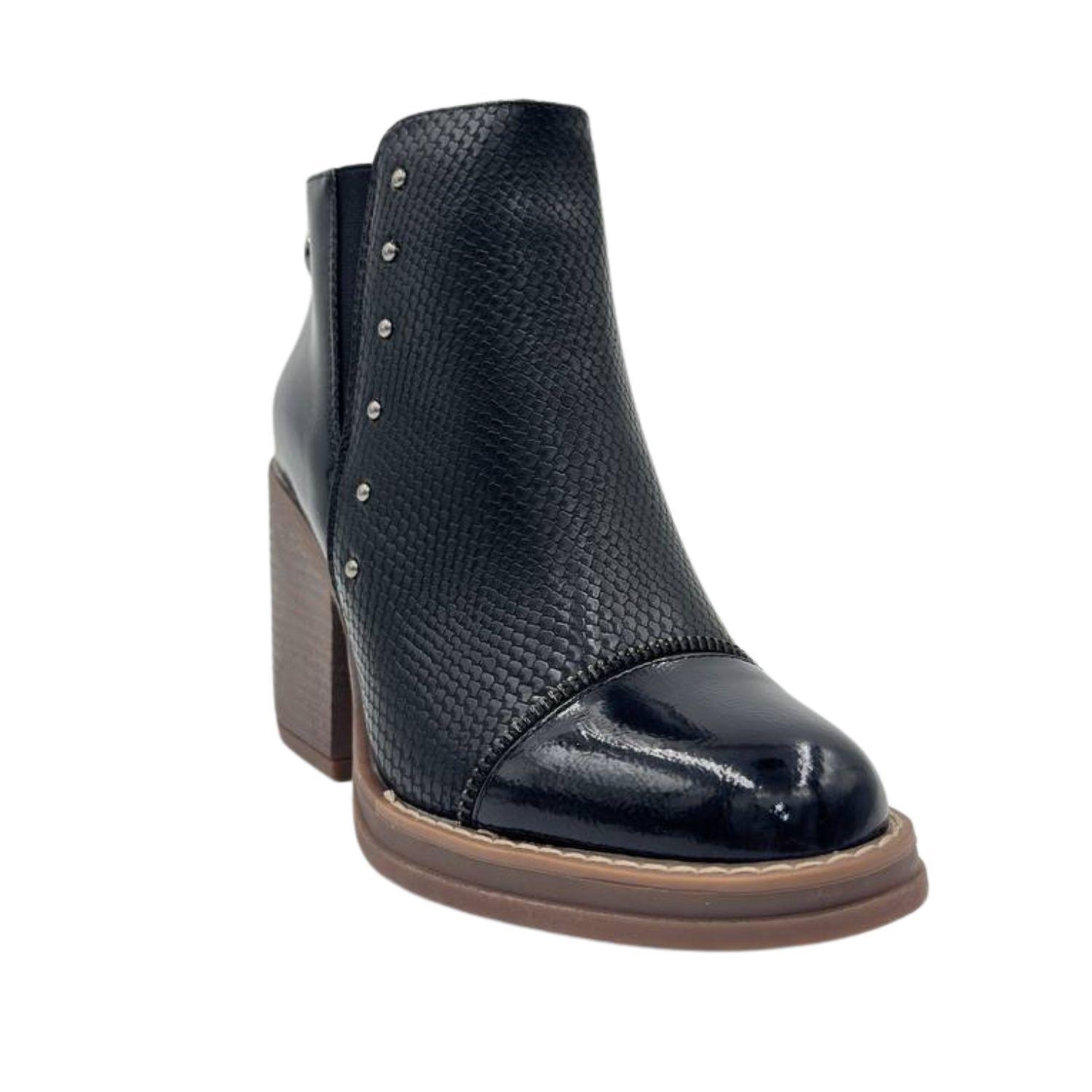Zapatos con Taco Medio Casual -5