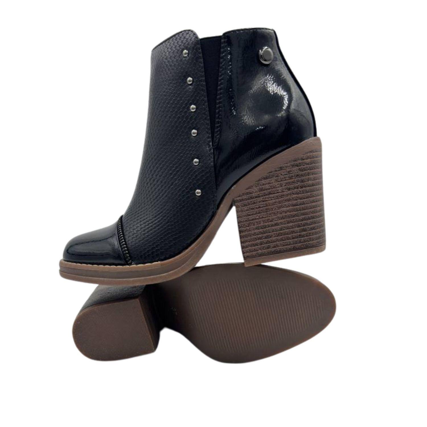 Zapatos con Taco Medio Casual -3