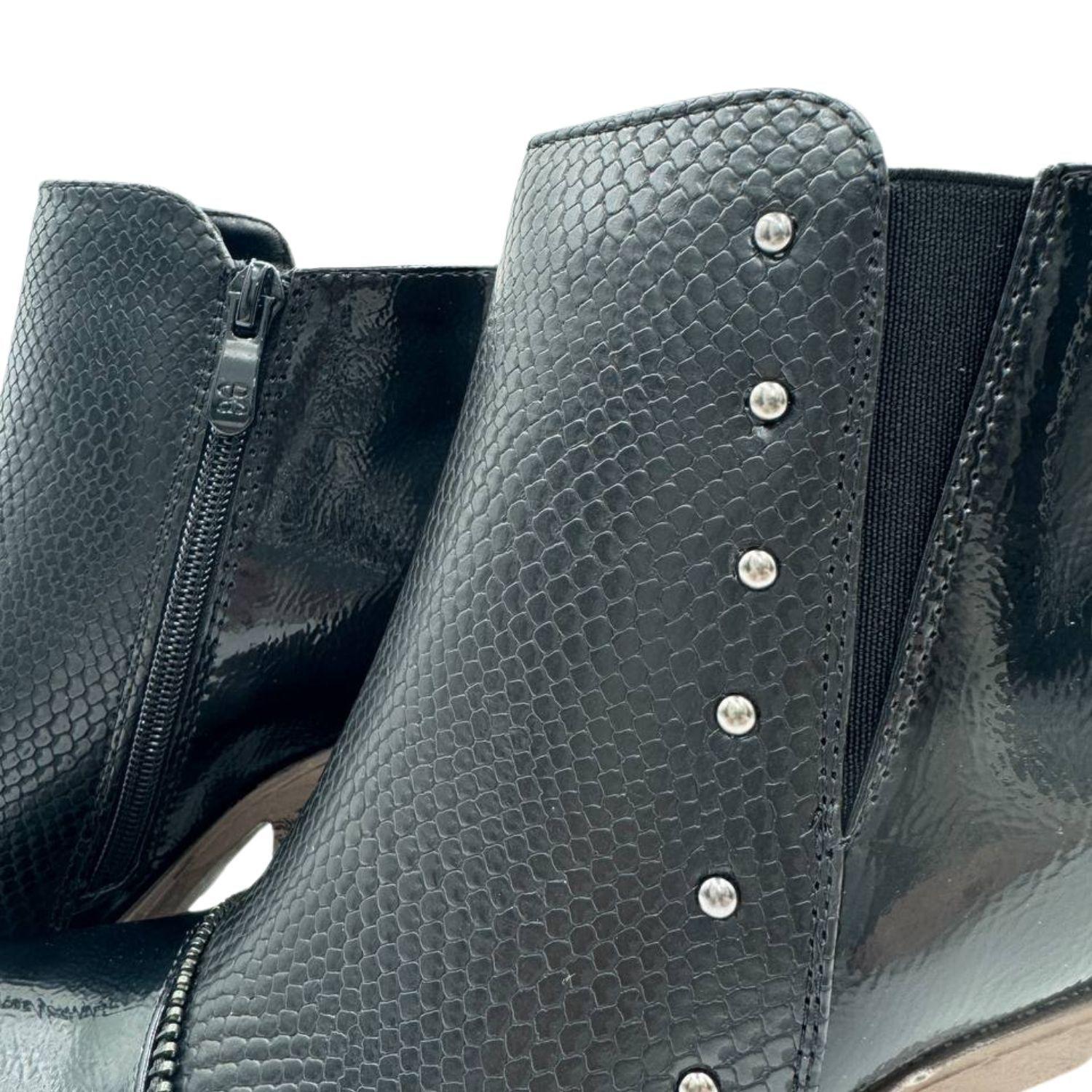 Zapatos con Taco Medio Casual -4