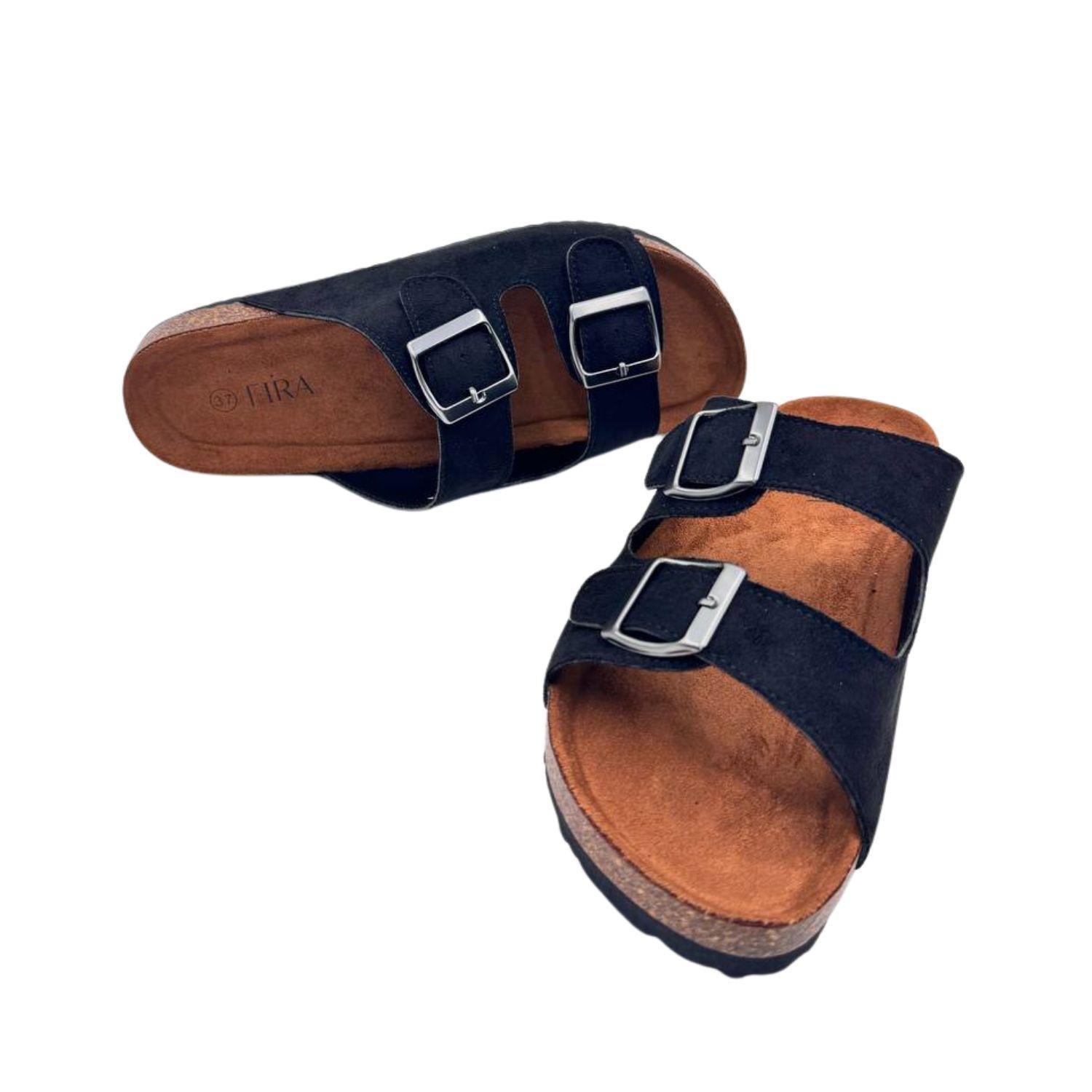 Sandalias Fira Mujer Doble Hebilla-4