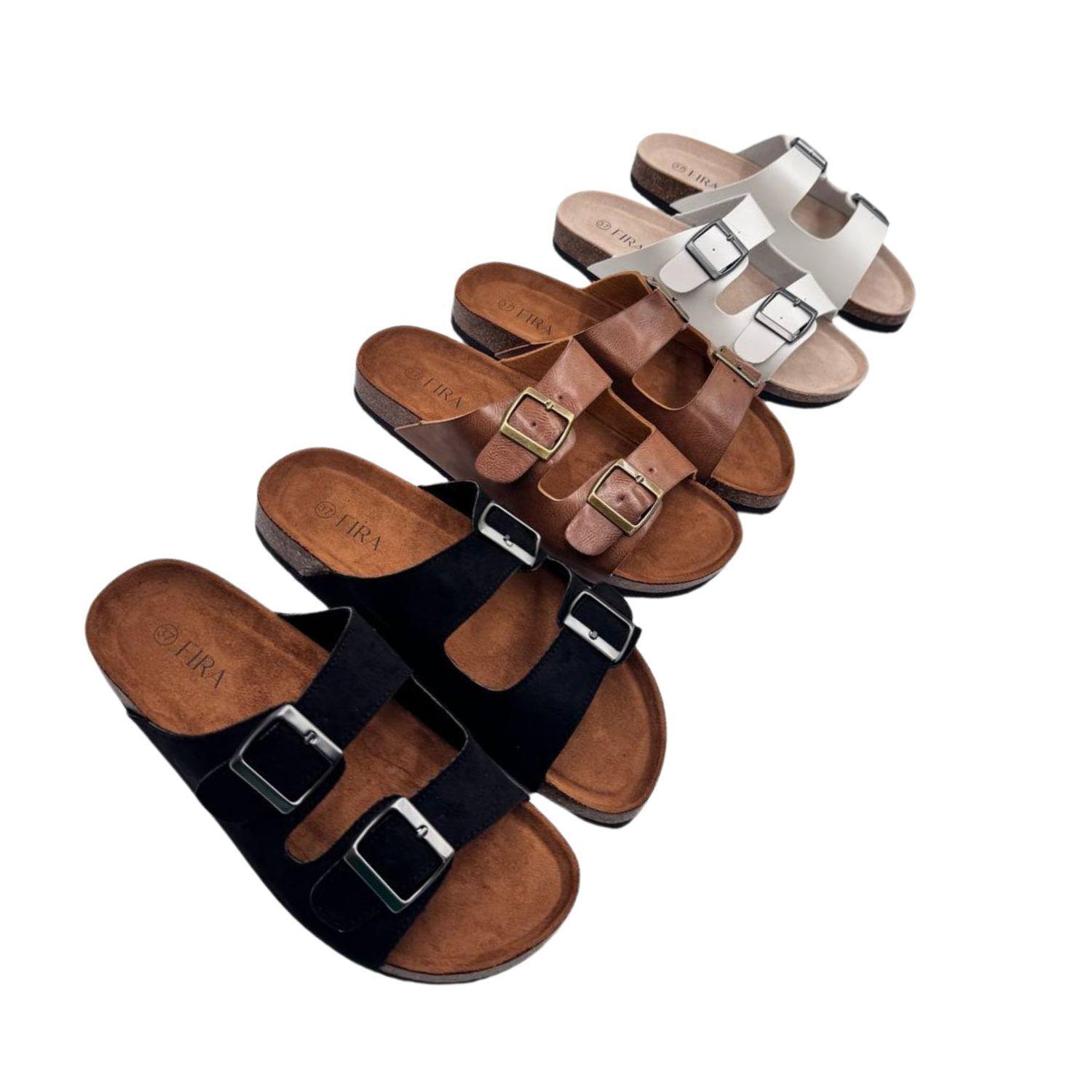 Sandalias Fira Mujer Doble Hebilla-6