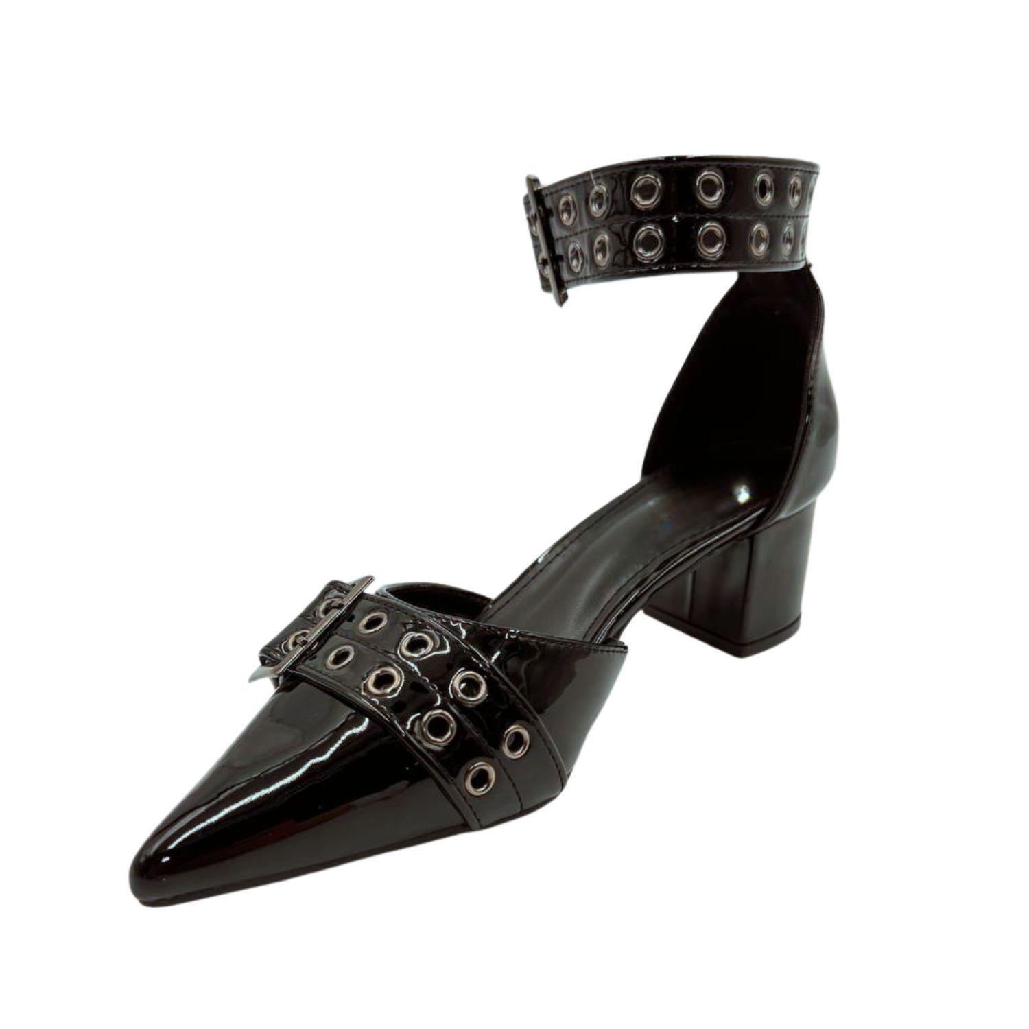 Tacones de Punta con Taco Mujer-2