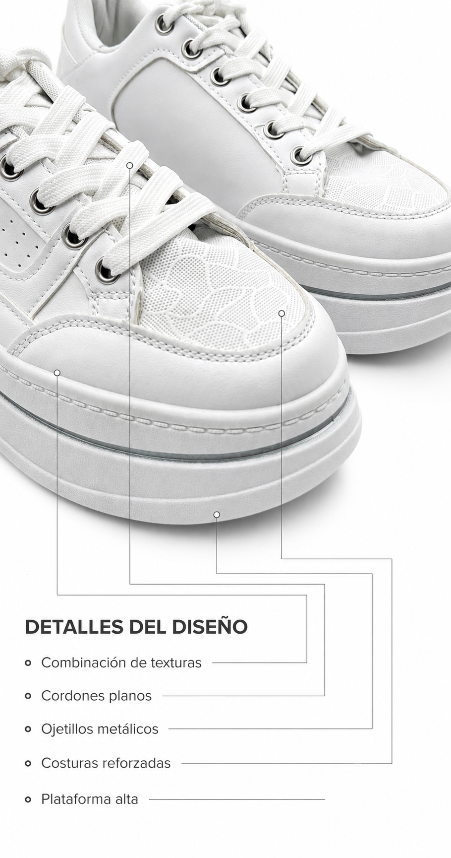 Zapatillas Urbanas Plataforma Mujer-3