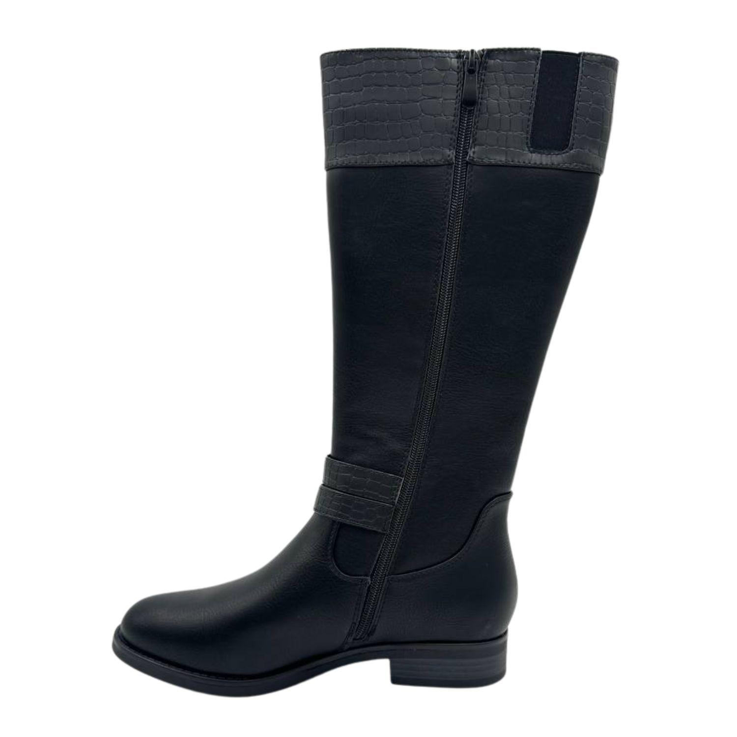 Botas Mujer Con Taco Bajo-1
