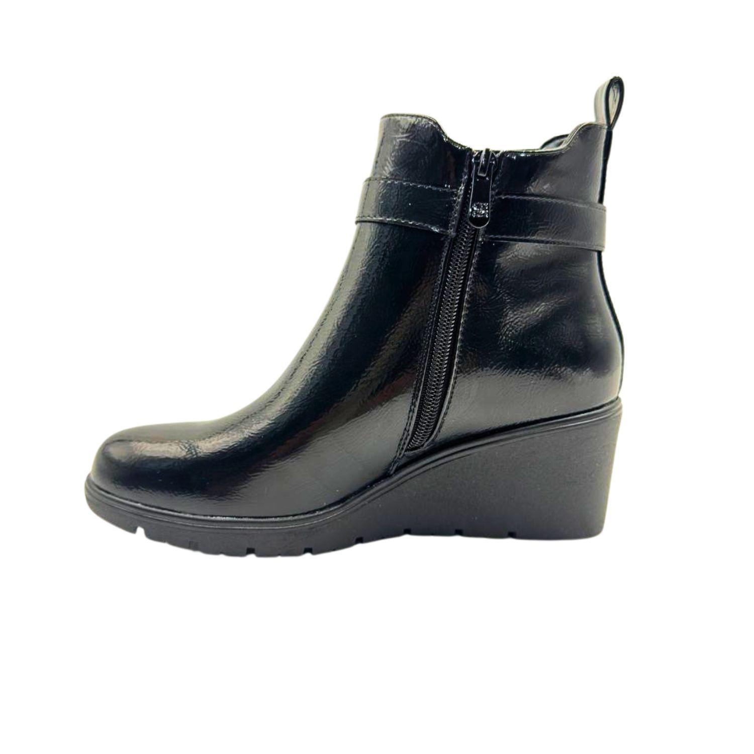 Botines Taco Cuña Liviano Mujer-3
