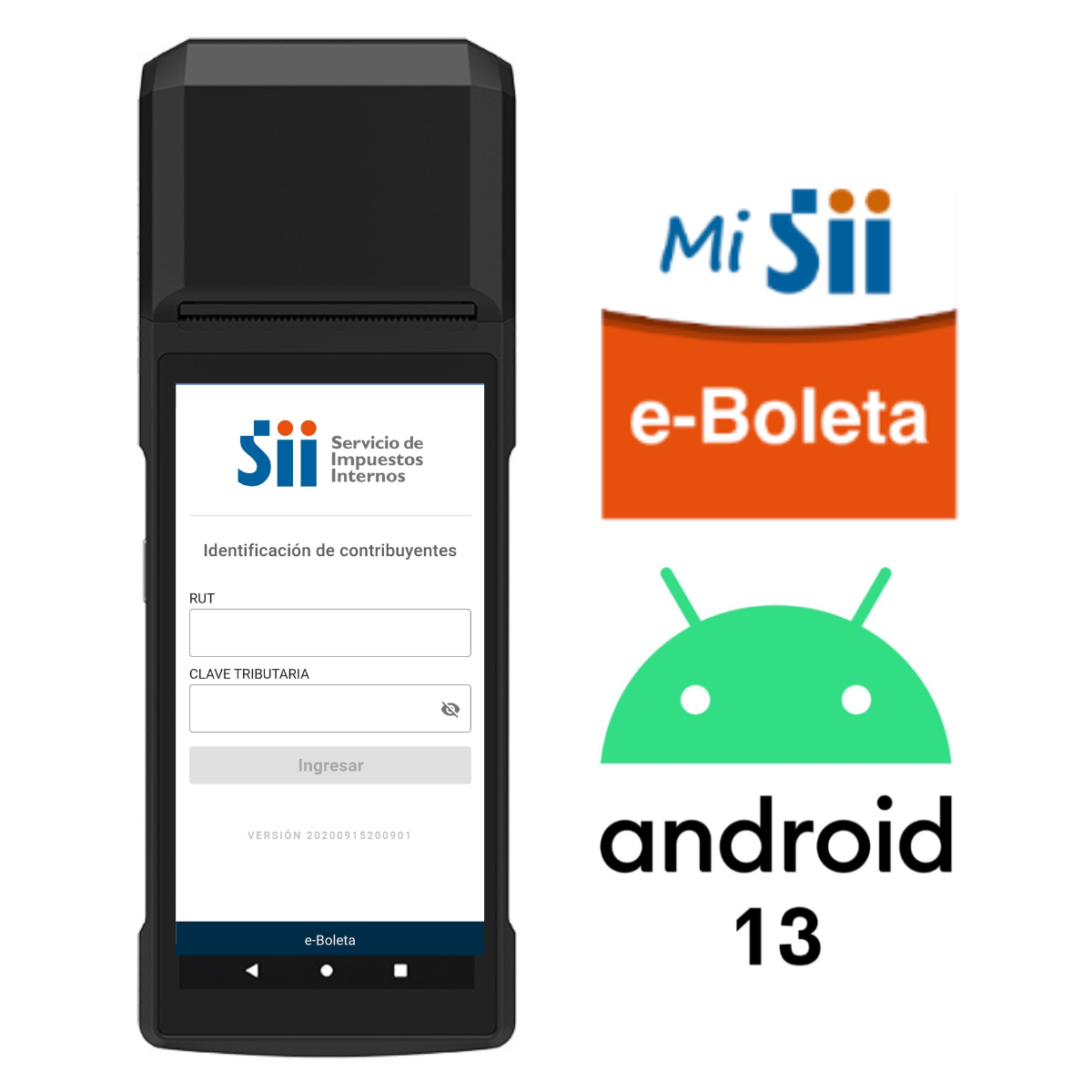 POS Boletas Electrónicas SII Android 13 Impresora Térmica-5
