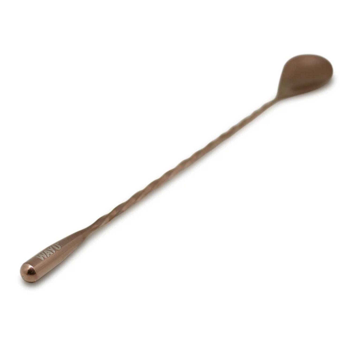 Set Medidor y Cuchara Copper Line Wayu Cocteleria Cocina-2