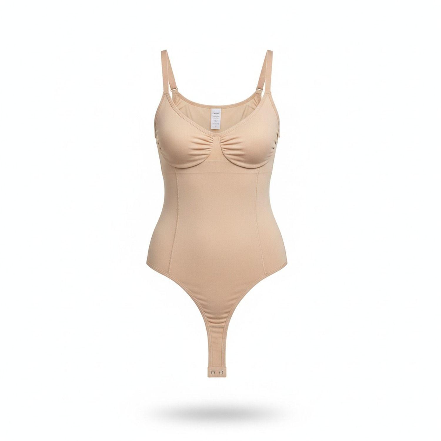 Body Reductores Tirantes Colaless XL/XXL Beige-0