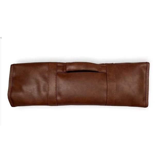 Set Parrillero Asado Profesional Cuero Premium Wayu 6 Piezas-3