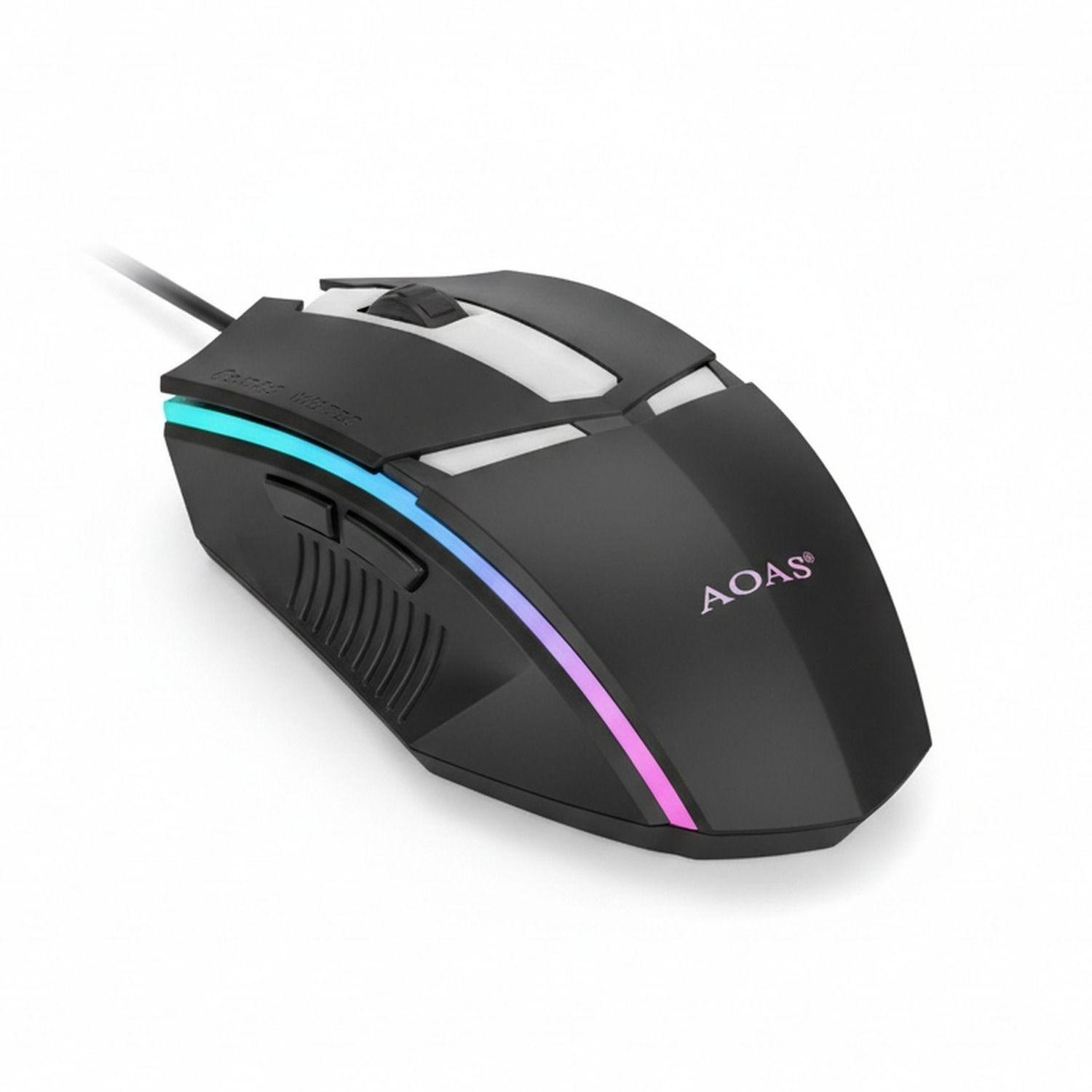 Mouse Gamer RGB Con Cable USB 1200 DPI Ergonómico Disparo | Paris.cl