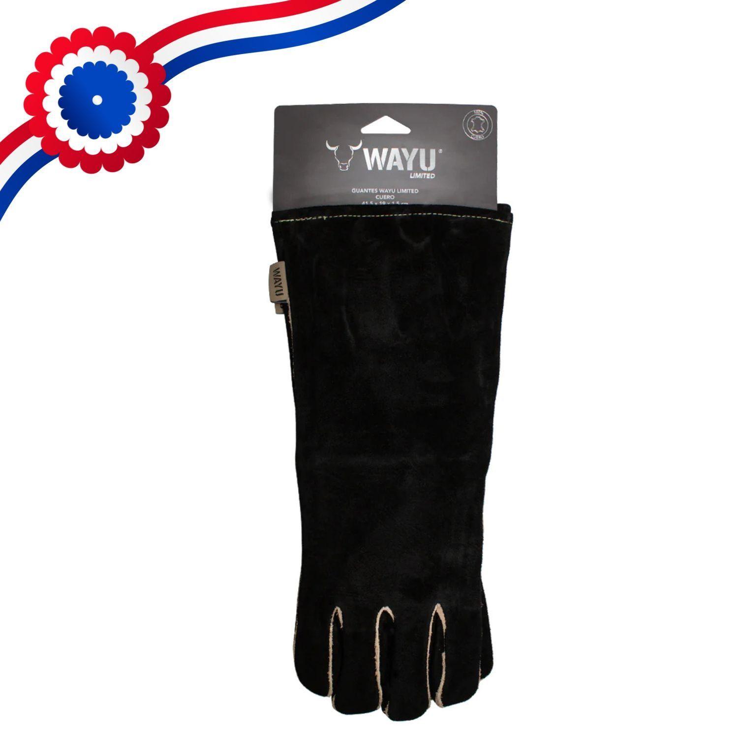 2 Guantes De Cuero Parrillero Wayu Alta Temperatura Limitad-4