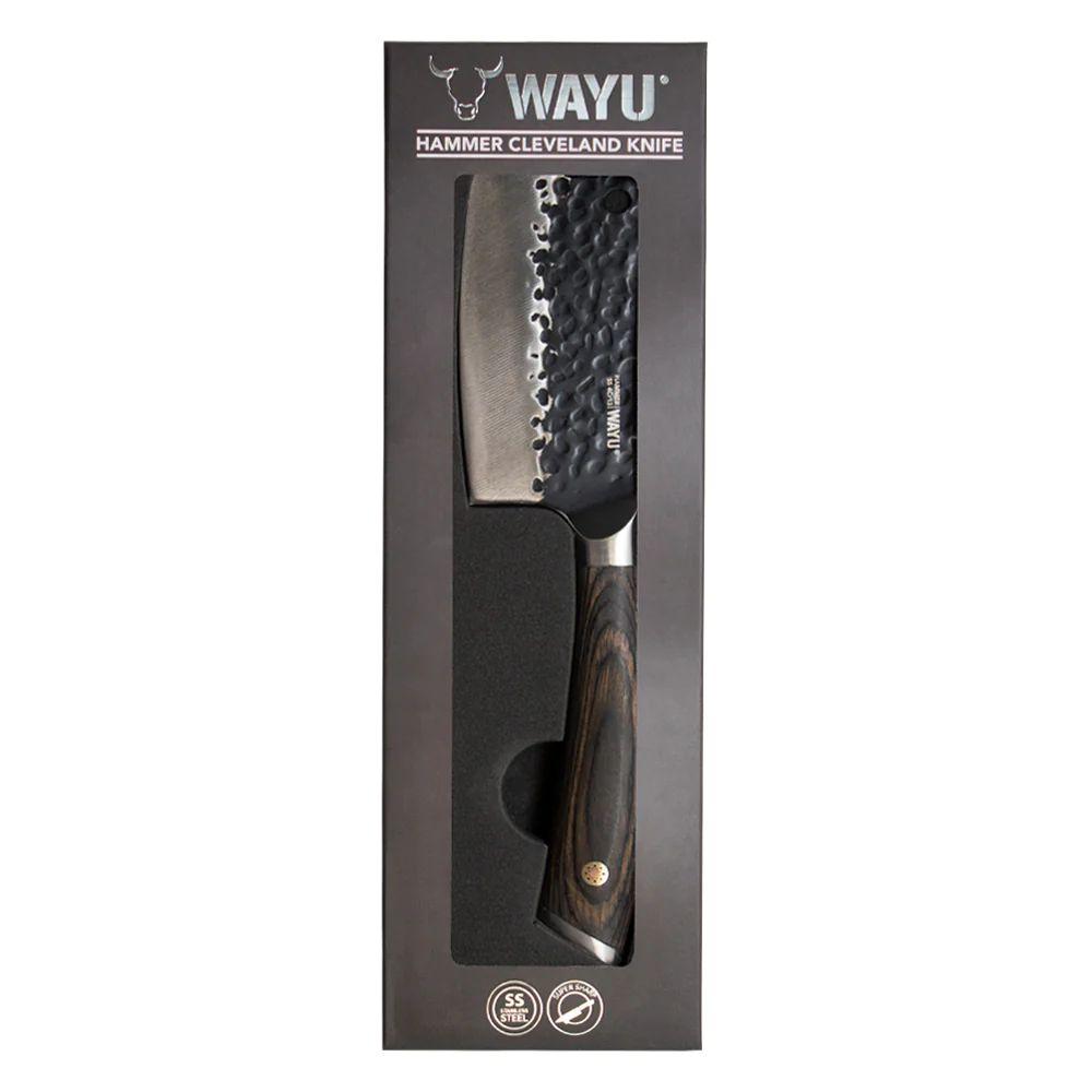 Cuchillo Cleveland Wayu 20cm Hammer Madera Pakka-4