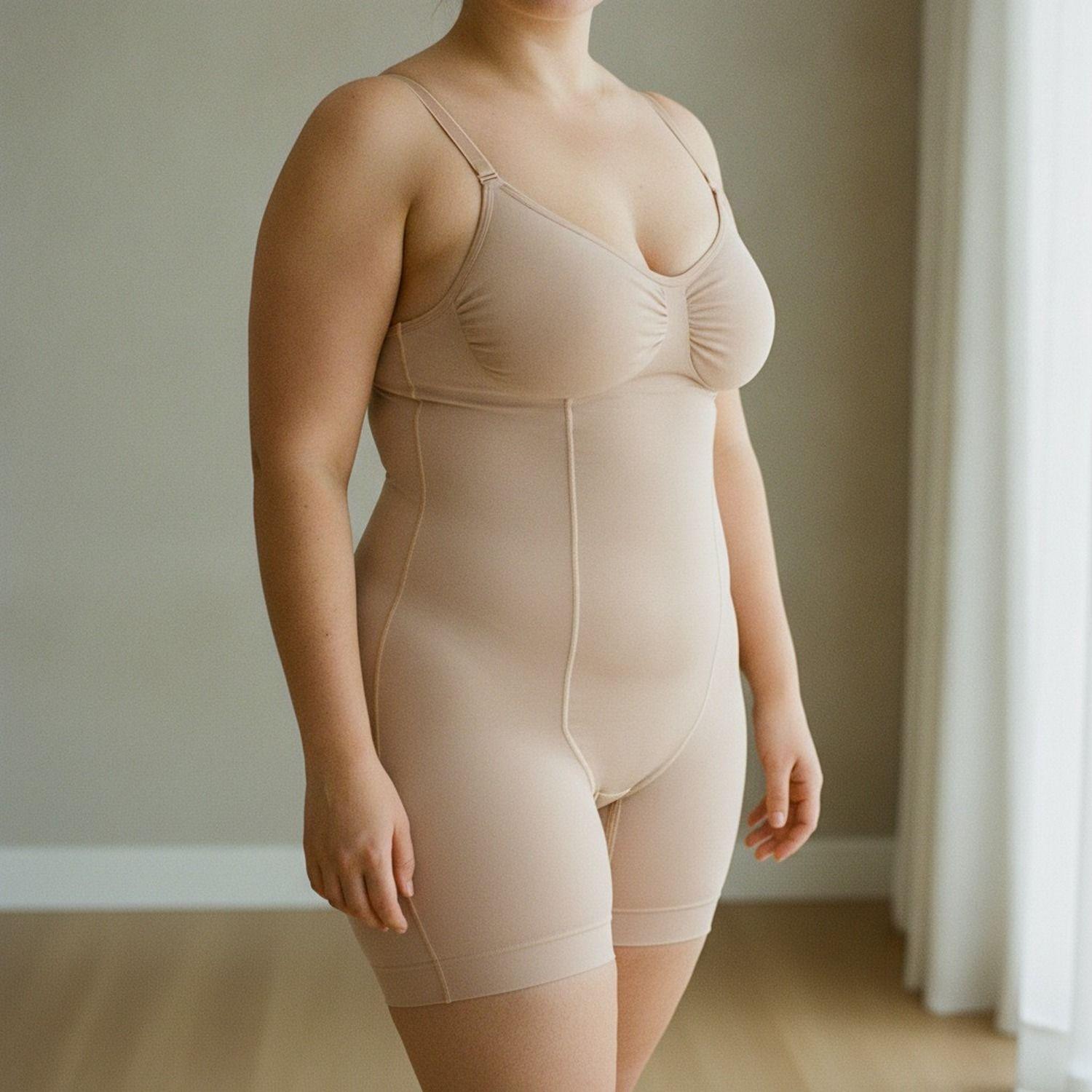 Body Reductores Tirantes Pantaleta Beige XL XXL-1