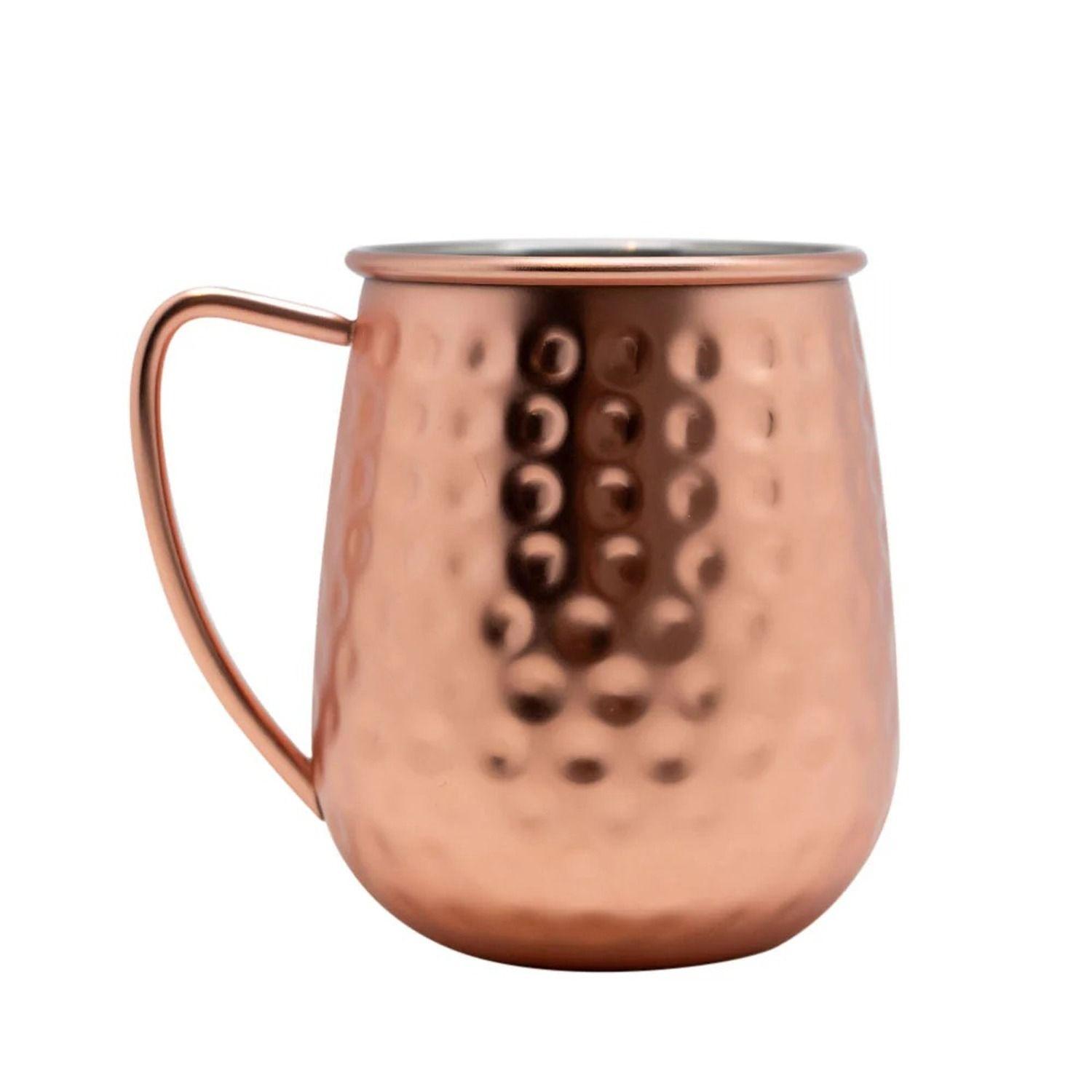 Taza Mug Shine Wayu Acero Inoxidable Bronce 600ml Tragos-0