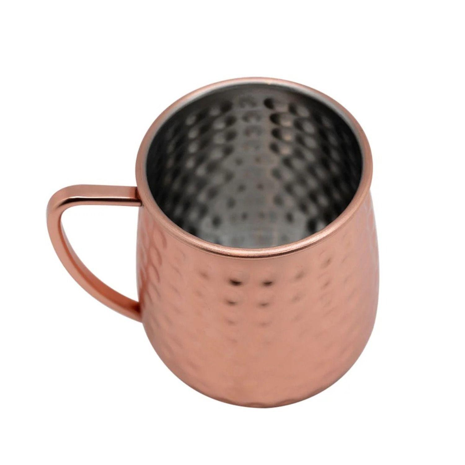Taza Mug Shine Wayu Acero Inoxidable Bronce 600ml Tragos-3