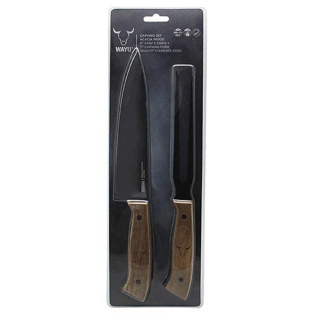 Set Cuchillo Tenedor Prm Wayu Con Revestimiento Antiadherente-3