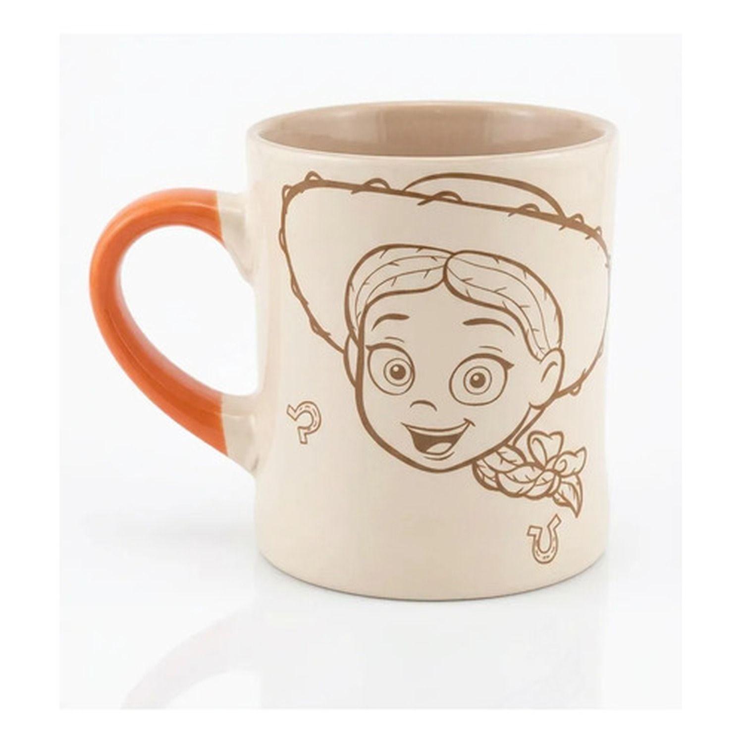 Mug Tazon Jessie Toy Story 5 400ml Curvo Ceramico Beige-0