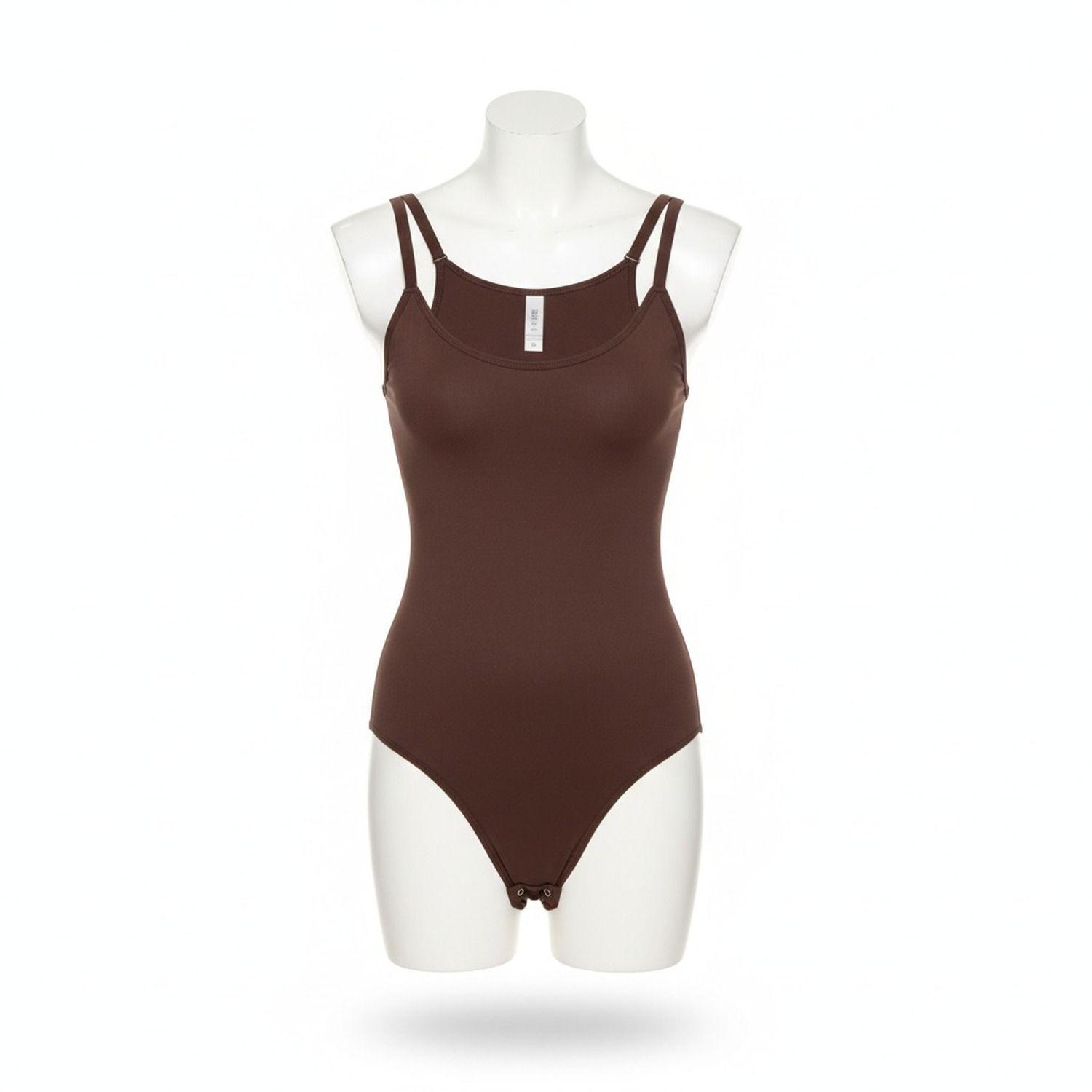 Body Calzón Tirantes Marrón M/L Madame Skin-0