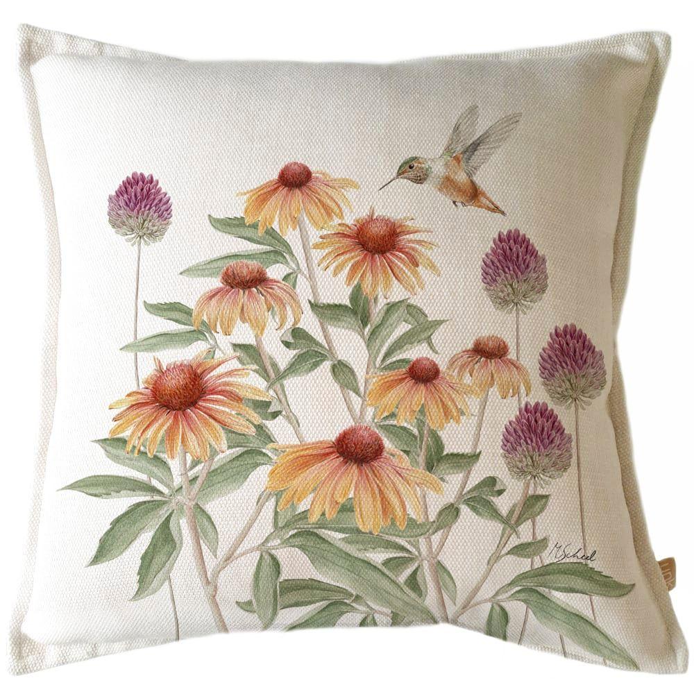 Funda Cojín Marisa Bulbos De Arcoíris Inglés 45x45-0
