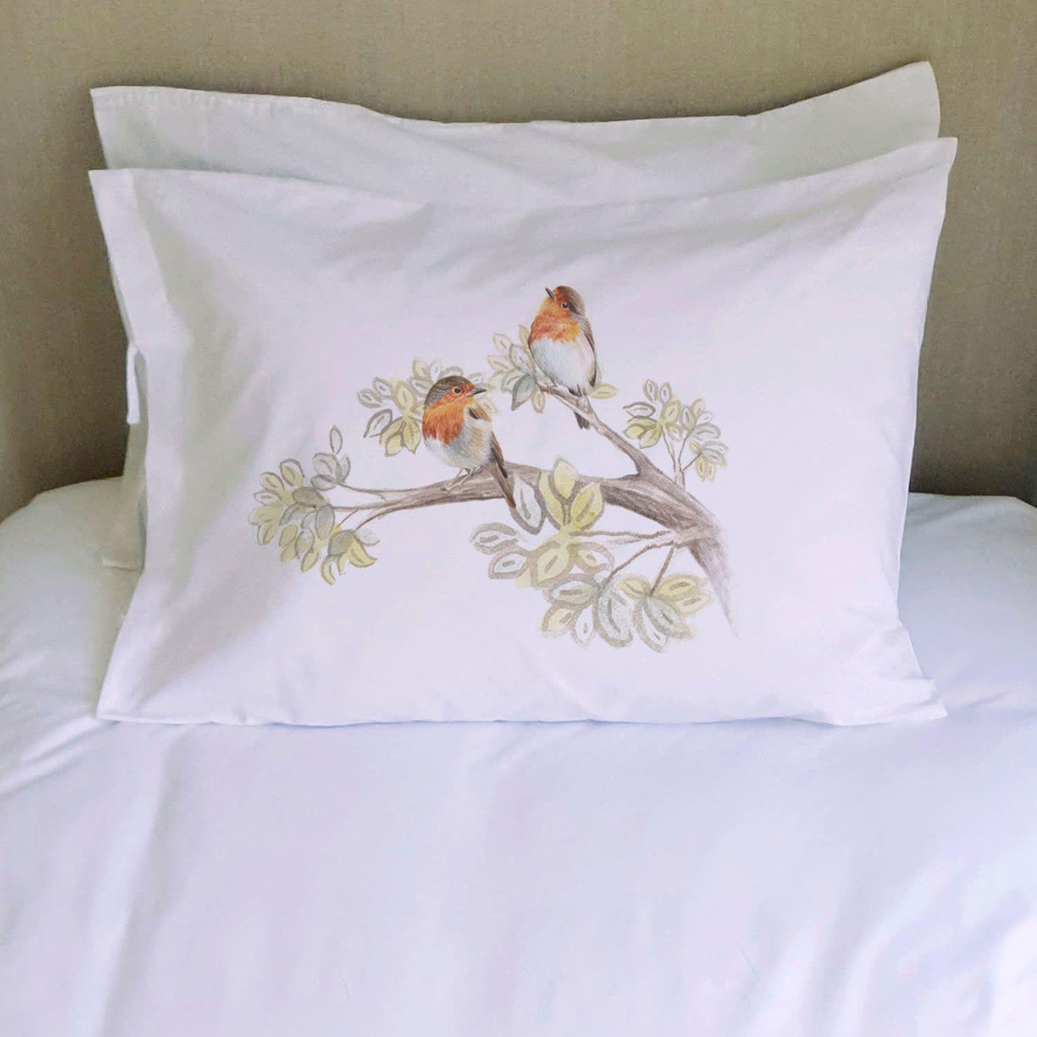 Juego De Cama Funda De Plumón + Sabana Bajera + Fundas Almohada Bambi Bosque 1 Plaza-2