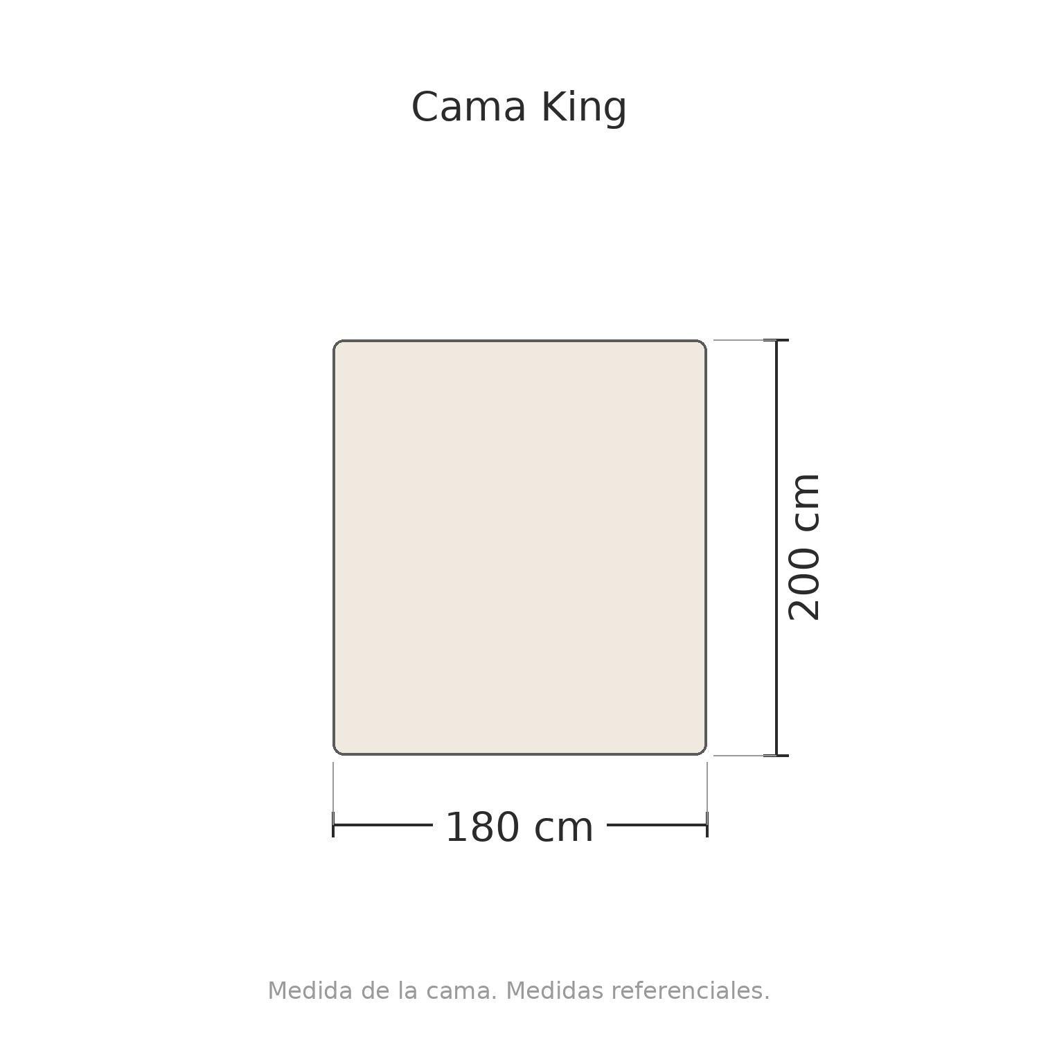 Juego Sábanas Vivo Gris Claro 300H King-1