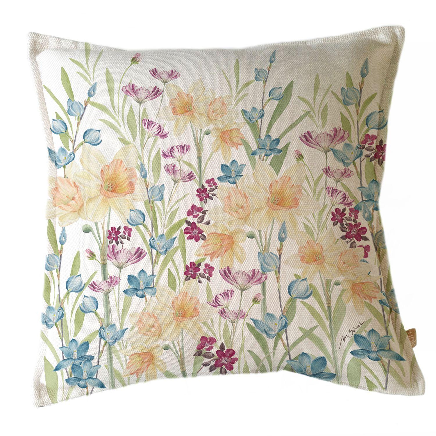 FUNDA COJÍN MARISA NARCISOS 45X45-0