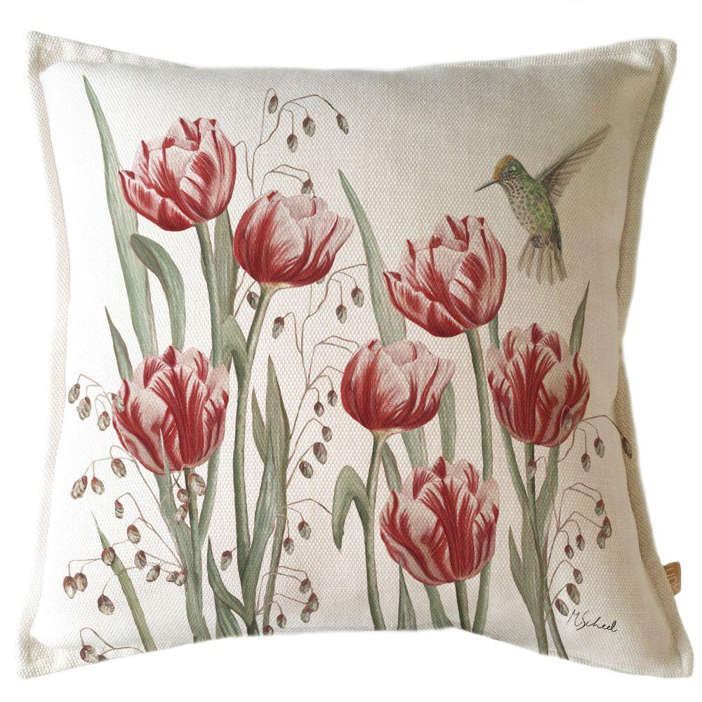FUNDA COJÍN MARISA BULERÍA TULIPANES 45X45-0