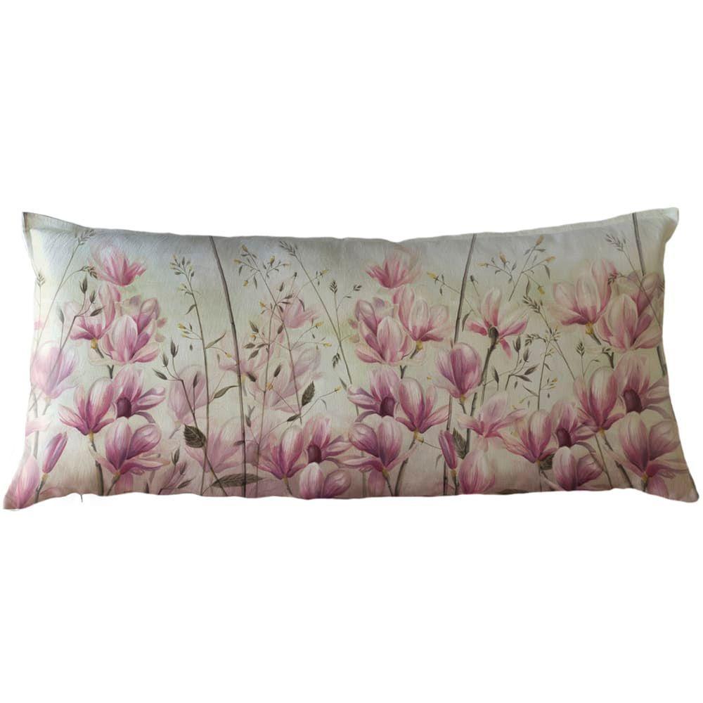 Funda Cojín Estampado Magnolias XL 40x90-0