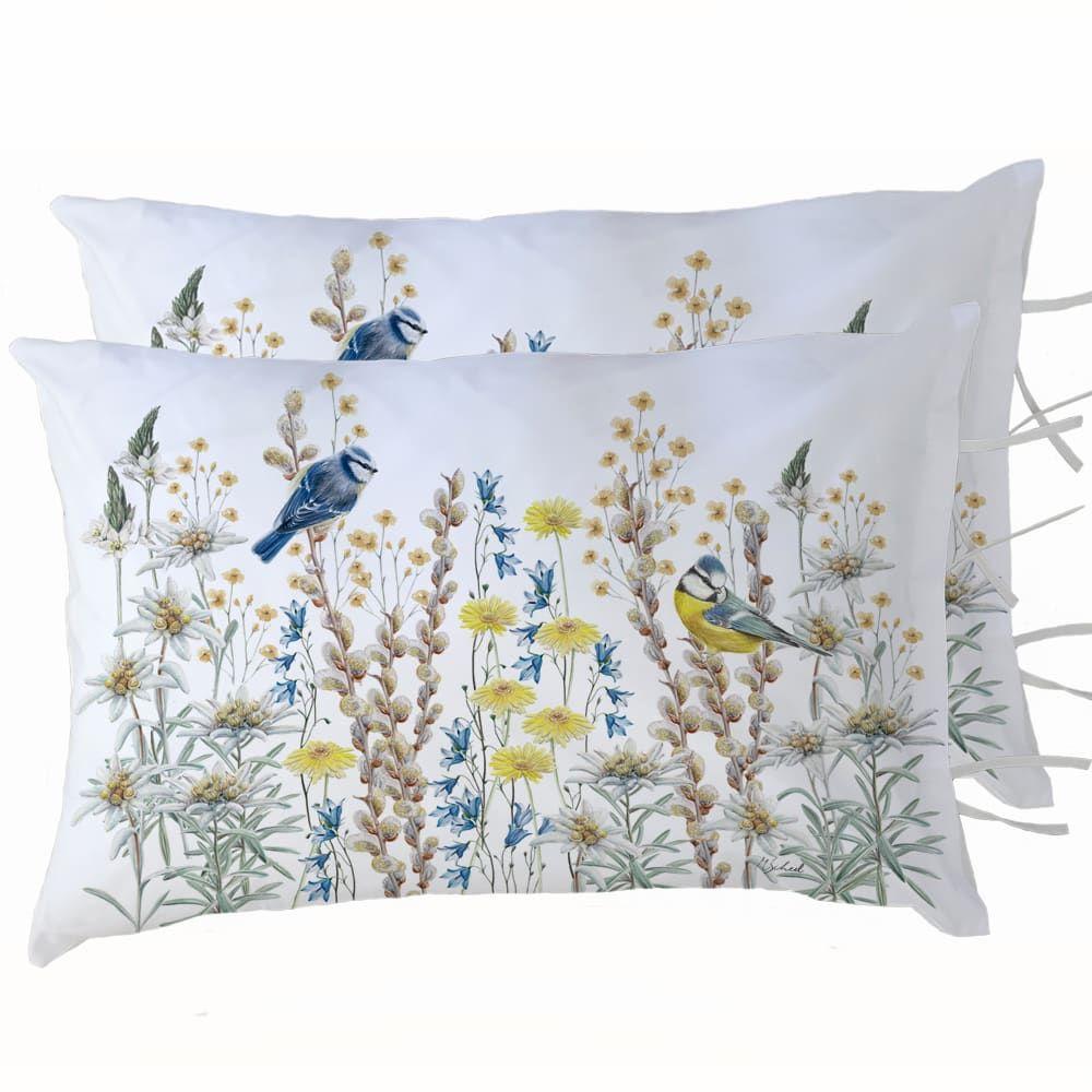 Funda Almohada Jardín Edelweiss 50x70 Pack 2-1