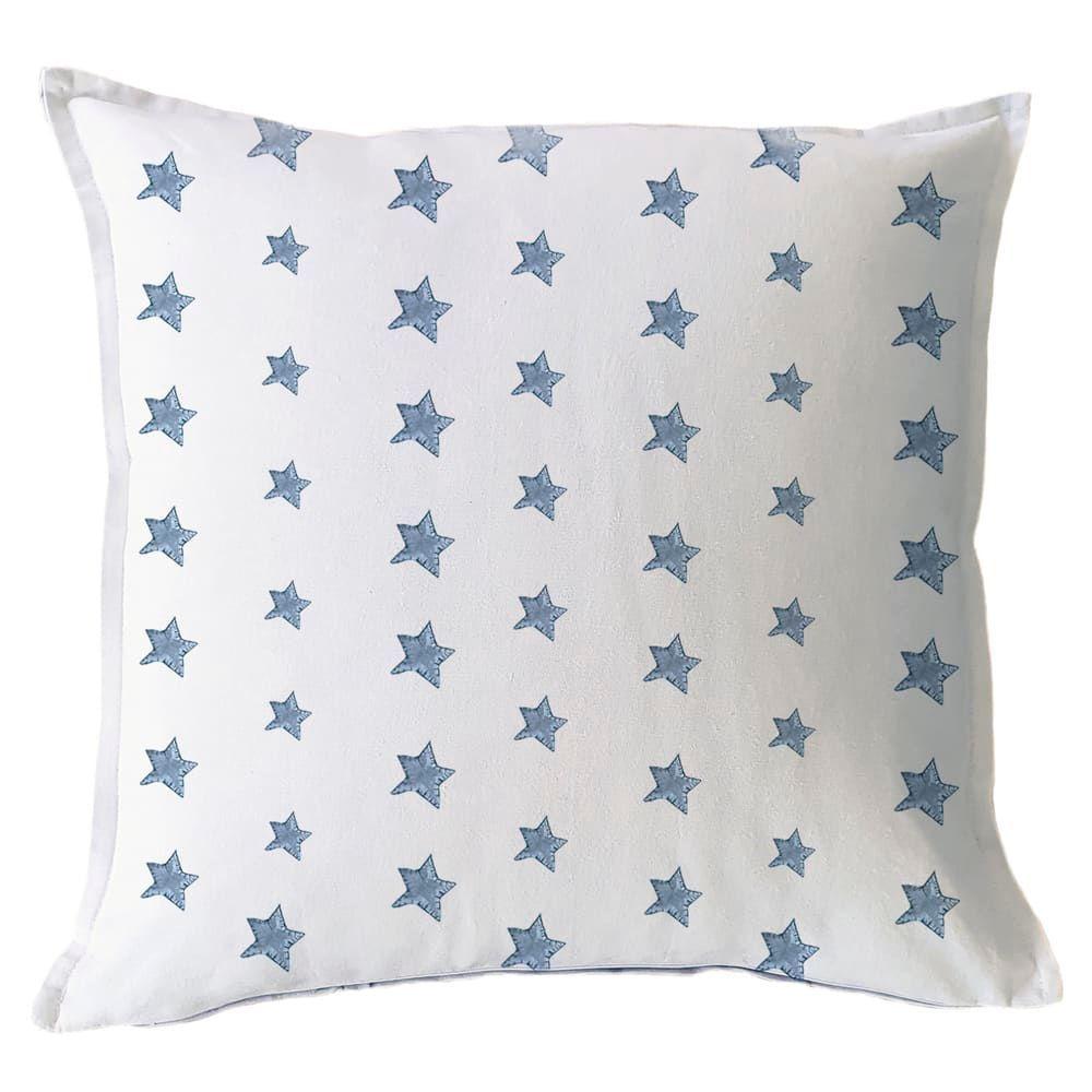 Funda Cojín Estampado Estrellas Azules 45x45-0