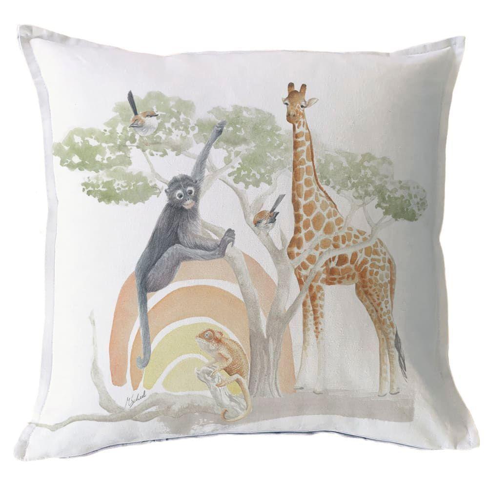 Funda Cojin Safari Jirafa 45x45-0