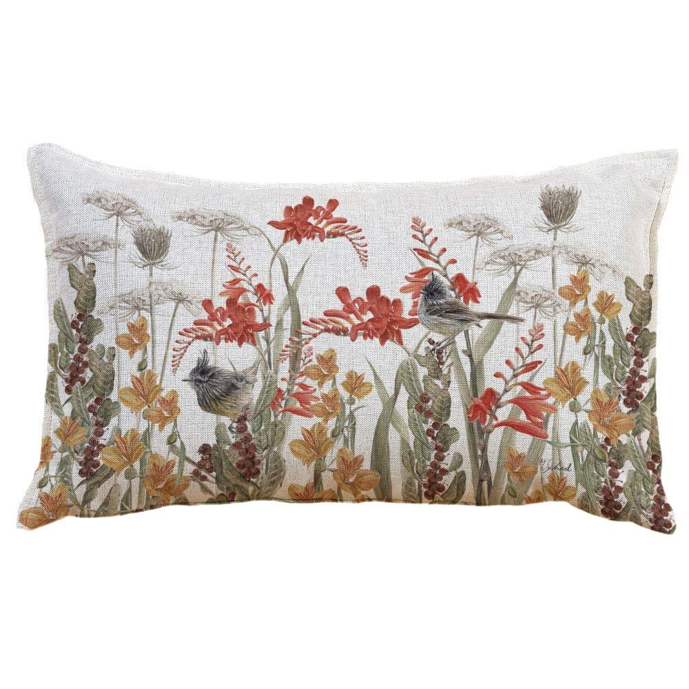 Funda Cojin Lino Jardín Cachuditos 50x30-0