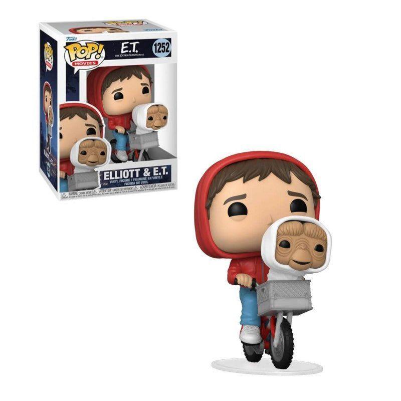 Funko Pop Movies E.t Elliot With E.t In Bike Basket #1252-3