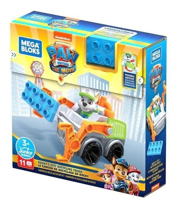 Paw Patrol Camion De Reciclaje De Rocky Mega Brand-1