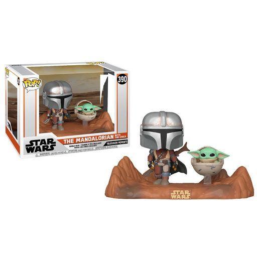 Funko Pop Star Wars The Mandalorian y Grogu #390-2
