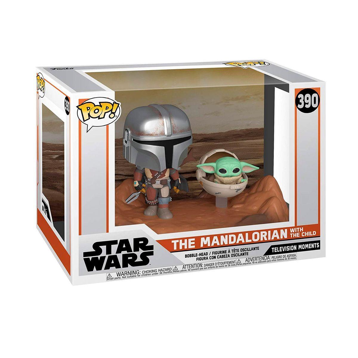 Funko Pop Star Wars The Mandalorian y Grogu #390-0