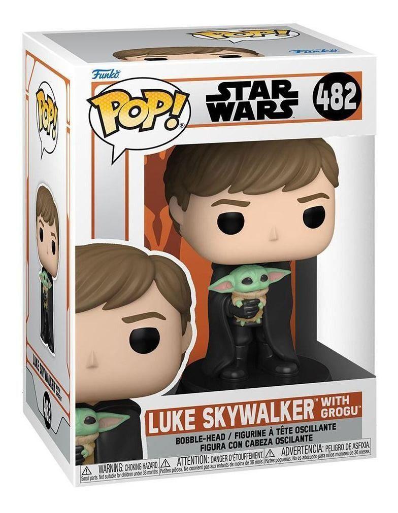 Funko Pop Star Wars Grogu Con Luke Skywalker #482-1
