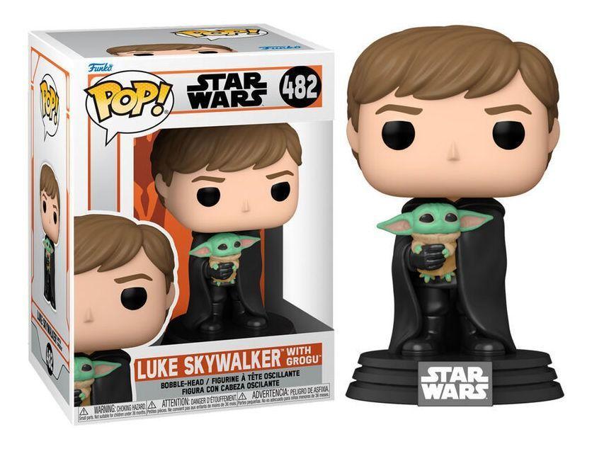 Funko Pop Star Wars Grogu Con Luke Skywalker #482-2
